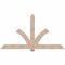 Ekena Millwork Redmond Smooth Timber Gable Bracket, Douglas Fir, 84"W x 45"H x 5 1/2"D x 5 1/2"F, 13/12 Pitch GBW084X45X0606RED00SDF - alternate 1
